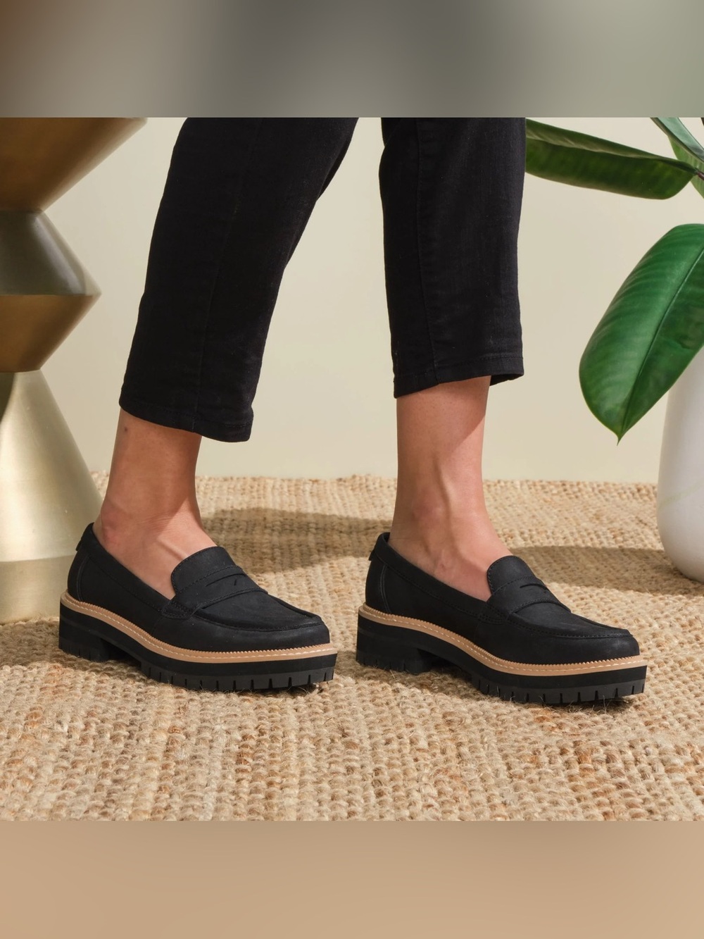 TOMS Cara Leather Loafers